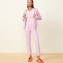 MONROW Supersoft Zip Up Hoody PINKLAVENDER Fashion